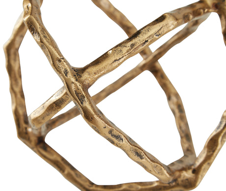 Laddington Antique Brass Finish Sculpture from Ashley - Luna Furniture