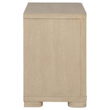 Ladera Light Elm 2-Drawer Nightstand from Coaster - Luna Furniture