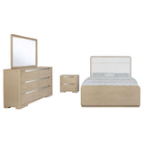 Ladera Light Elm 4-Piece Eastern King Bedroom Set from Coaster - Luna Furniture