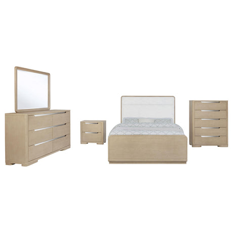 Ladera Light Elm 5-Piece Eastern King Bedroom Set from Coaster - Luna Furniture