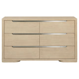 Ladera Light Elm 6-Drawer Bedroom Dresser from Coaster - Luna Furniture