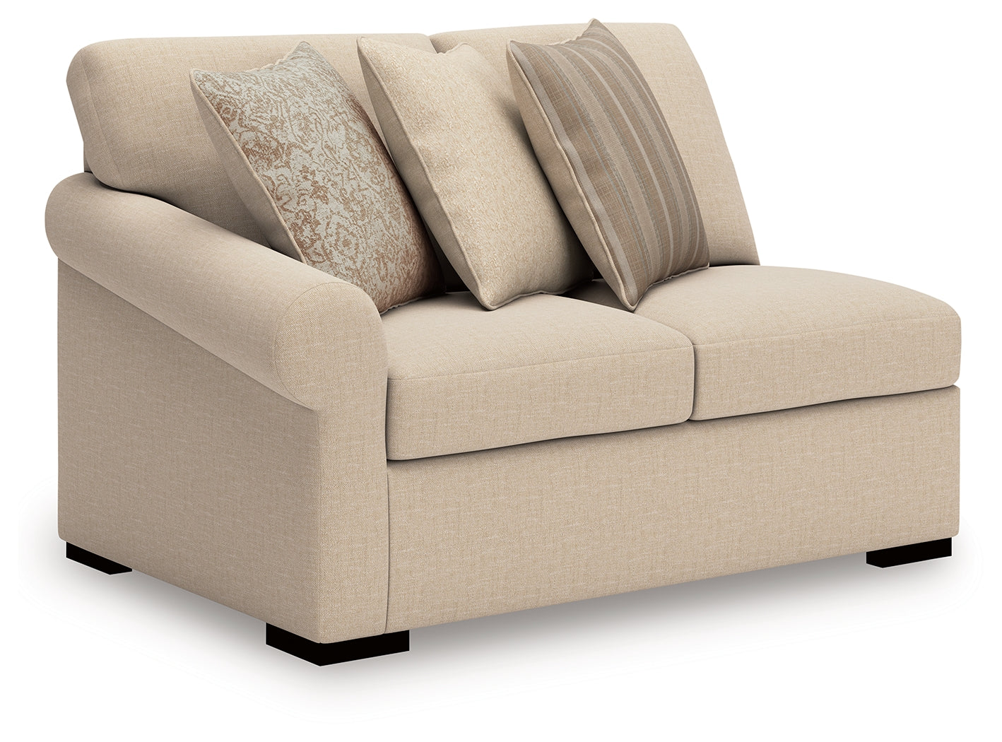LadyMae Twill 3-Piece Sectional – Luna Furniture