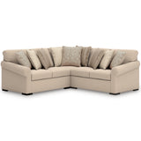 LadyMae Twill 3-Piece Sectional from Ashley - Luna Furniture