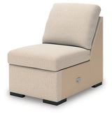 LadyMae Twill Armless Chair from Ashley - Luna Furniture