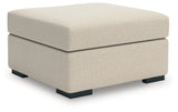 LadyMae Twill Oversized Accent Ottoman from Ashley Furniture - Luna Furniture