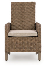 Laguna Heights Beige Arm Chair with Cushion (Set of 2) from Ashley Furniture - Luna Furniture
