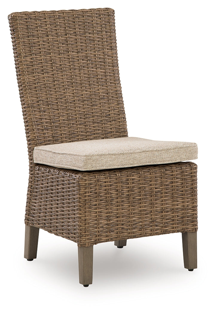 Laguna Heights Beige Side Chair with Cushion (Set of 2) from Ashley Furniture - Luna Furniture