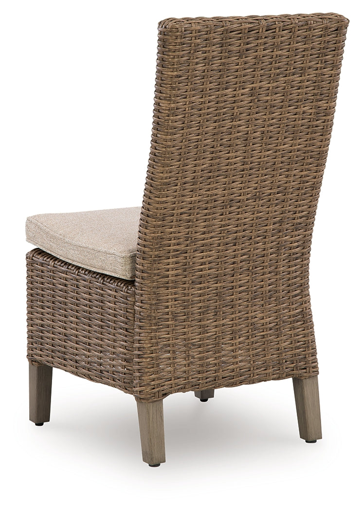 Laguna Heights Beige Side Chair with Cushion (Set of 2) from Ashley Furniture - Luna Furniture