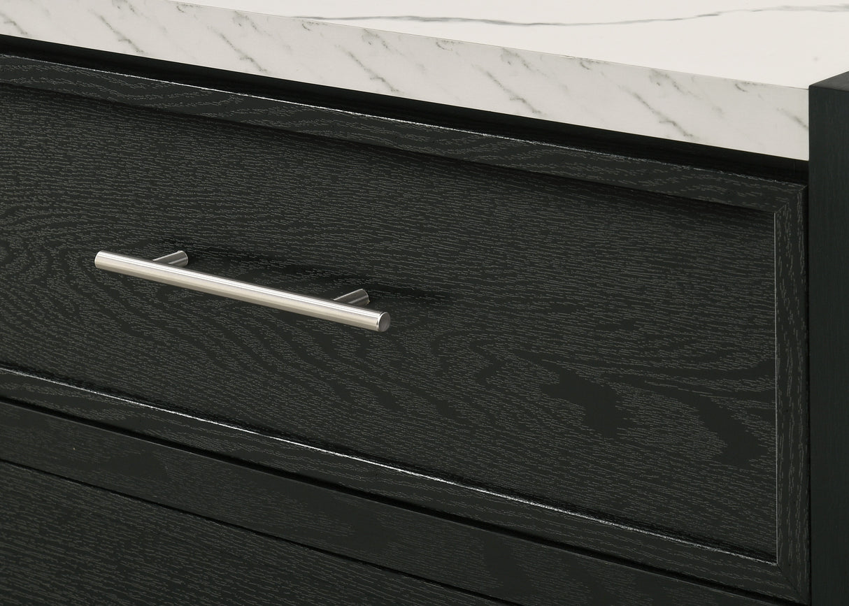 Lamar Black Dresser – Luna Furniture Lamar Black Dresser – Luna Furniture