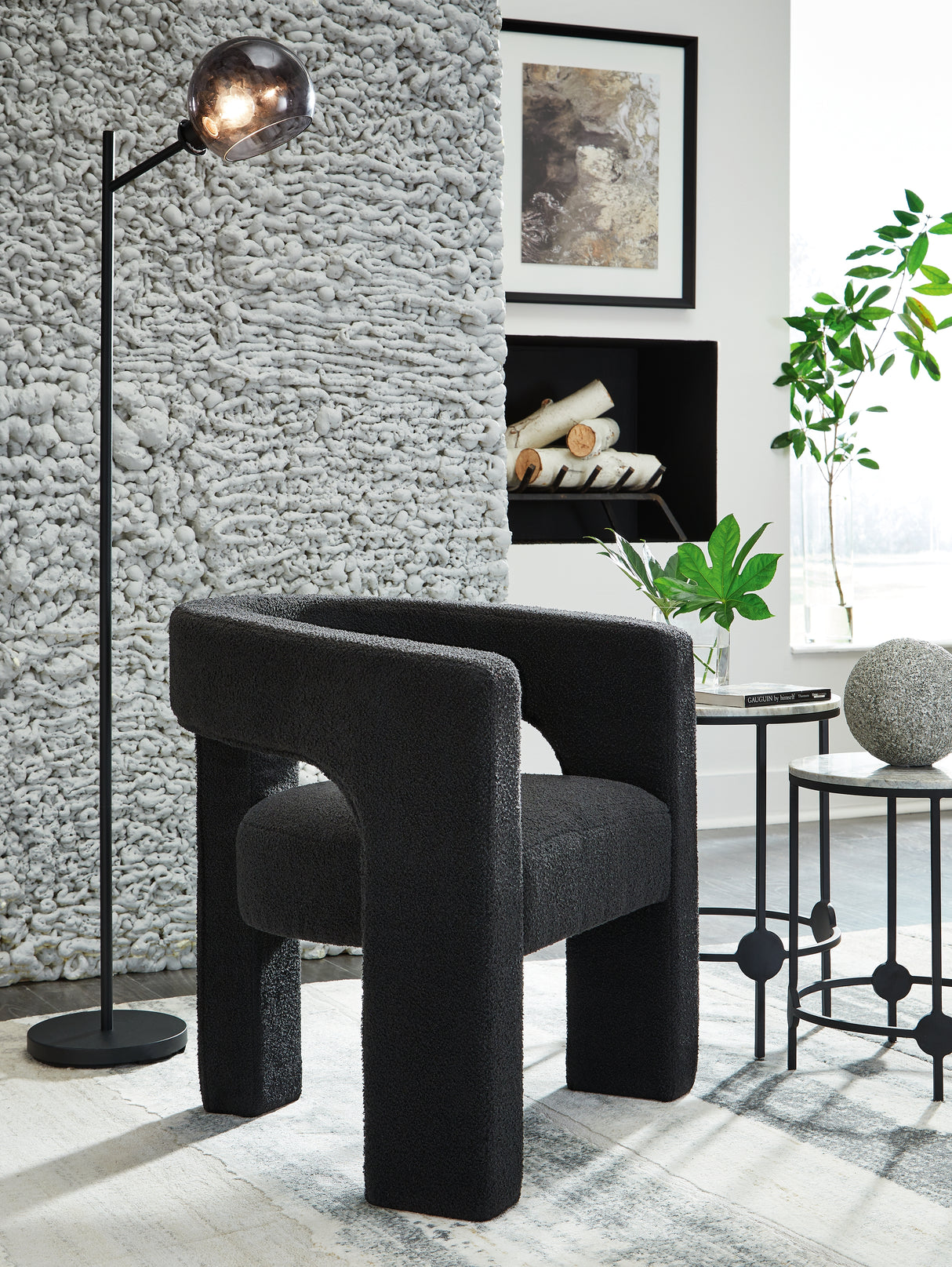 Landick Ebony Accent Chair from Ashley - Luna Furniture