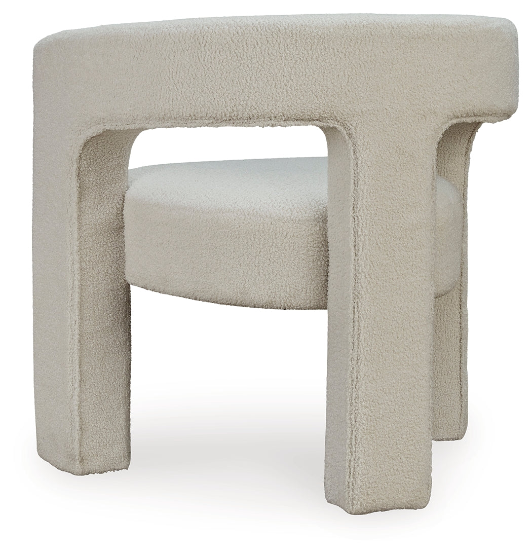 Landick Ivory Accent Chair from Ashley - Luna Furniture