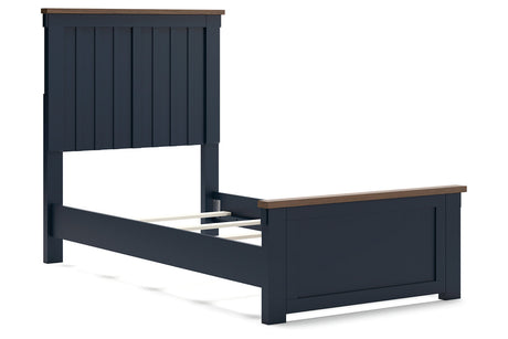 Landocken Brown/Blue Youth Panel Bedroom Set from Ashley - Luna Furniture