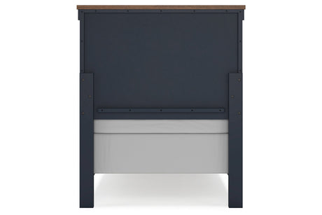 Landocken Brown/Blue Youth Panel Bedroom Set from Ashley - Luna Furniture