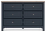 Landocken Twin Panel Bed, Dresser, Chest and Nightstand from Ashley - Luna Furniture