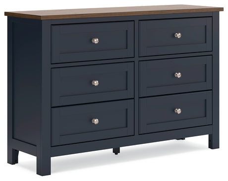 Landocken Twin Panel Bed, Dresser, Chest and Nightstand from Ashley - Luna Furniture