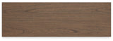 Landocken Twin Panel Bed with Dresser in Brown/Blue from Ashley - Luna Furniture