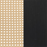 Lanewood Black Polyethylene PE Rattan Upholstered Metal Eastern King Bed from Coaster - Luna Furniture