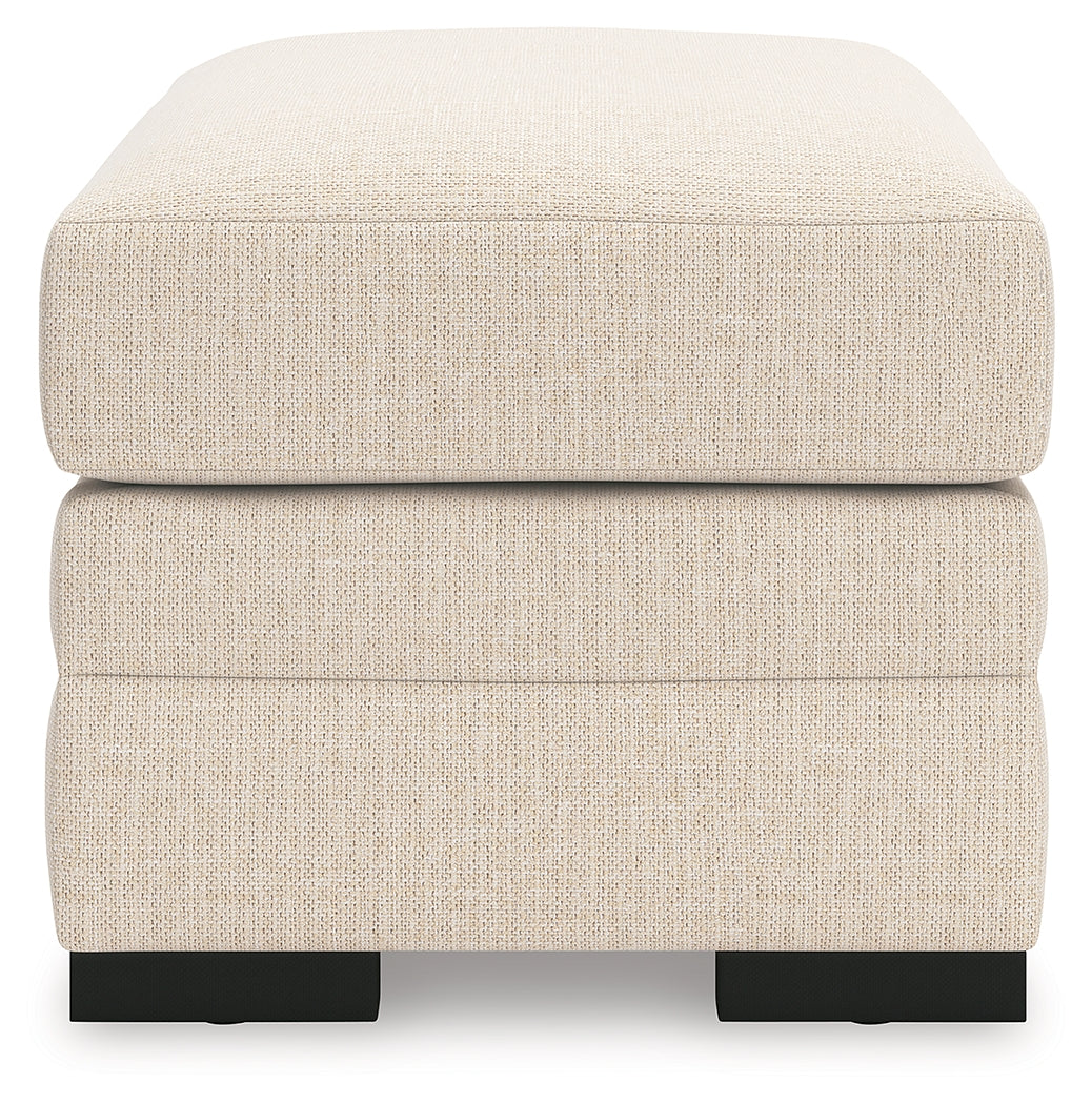 Lango Jute Ottoman from Ashley - Luna Furniture