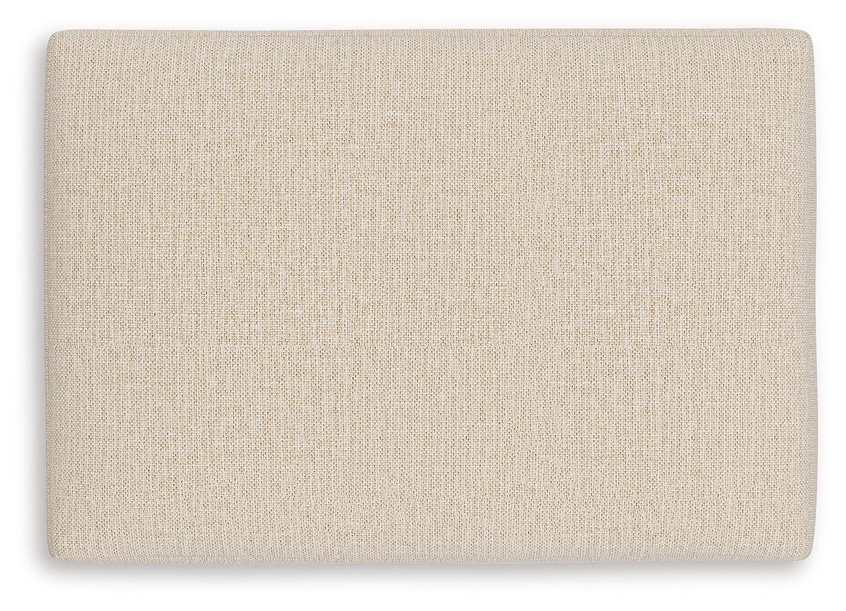 Lango Jute Ottoman from Ashley - Luna Furniture