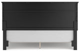Lanolee Black California King Panel Bed from Ashley - Luna Furniture