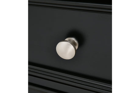 Lanolee Black Dresser and Mirror from Ashley - Luna Furniture