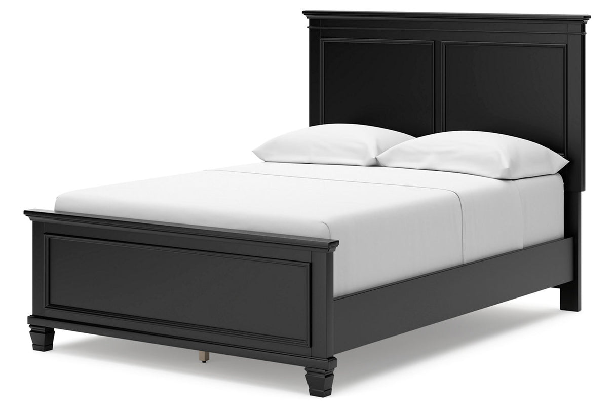 Lanolee Black Full Panel Bed from Ashley - Luna Furniture