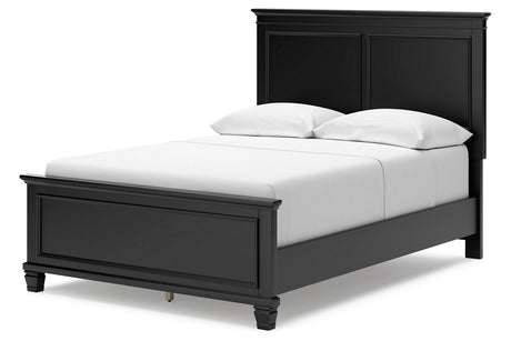 Lanolee Black Full Panel Bed from Ashley - Luna Furniture