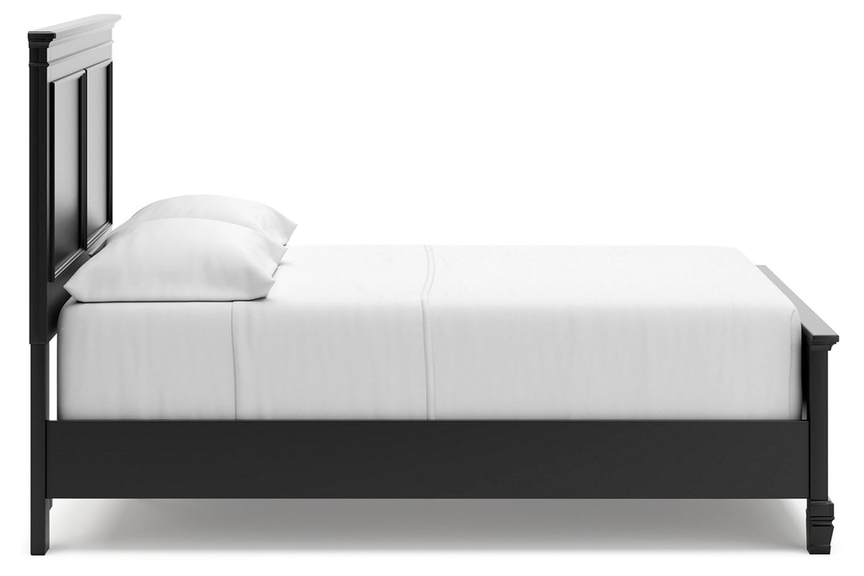 Lanolee Black Full Panel Bed from Ashley - Luna Furniture