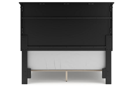 Lanolee Black Full Panel Bed from Ashley - Luna Furniture