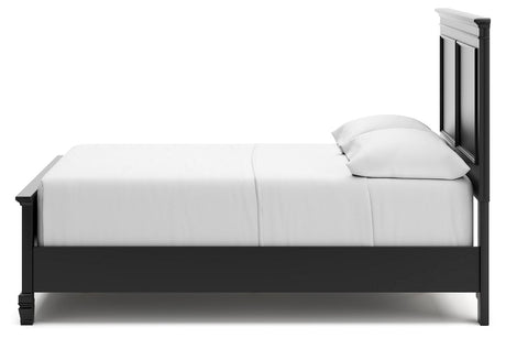 Lanolee Black Full Panel Bed from Ashley - Luna Furniture