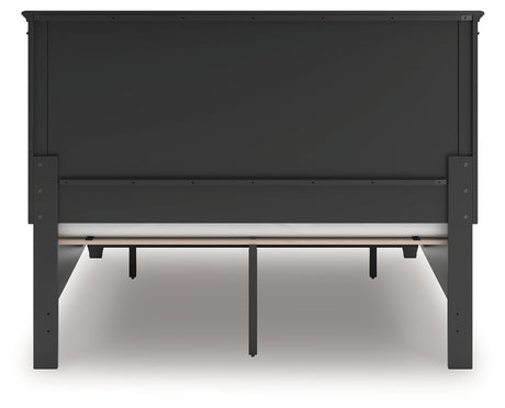 Lanolee Black Queen Panel Storage Bed from Ashley - Luna Furniture
