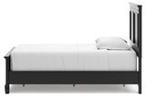 Lanolee Black Twin Panel Bed from Ashley - Luna Furniture