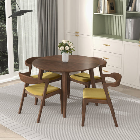 Lara Walnut Dining Table from Ashcroft Furniture - Luna Furniture