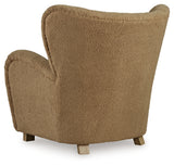 Larbell Camel Accent Chair from Ashley - Luna Furniture