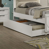 Lareina Pearl White Twin Bed from Furniture of America - Luna Furniture