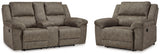 Laresview Reclining Loveseat and Oversized Recliner from Ashley - Luna Furniture