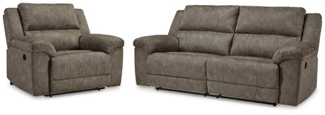 Laresview Reclining Sofa and Oversized Recliner from Ashley - Luna Furniture