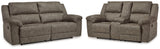 Laresview Sofa and Loveseat in Fossil from Ashley - Luna Furniture