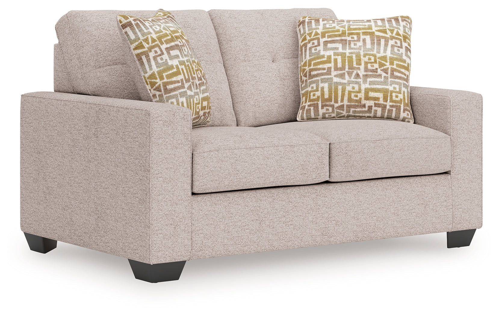 Larimer Storrow Stone Loveseat – Luna Furniture