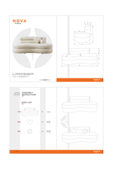Larissa Ivory Boucle Loveseat from Nova Furniture - Luna Furniture