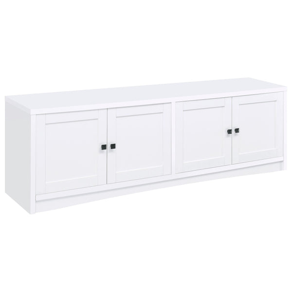 Laughlin Gunmetal 3-piece Entertainment Center