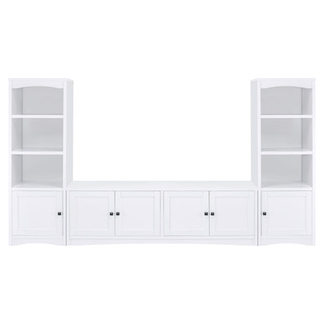 Laughlin Gunmetal 3-piece Entertainment Center from Coaster - Luna Furniture