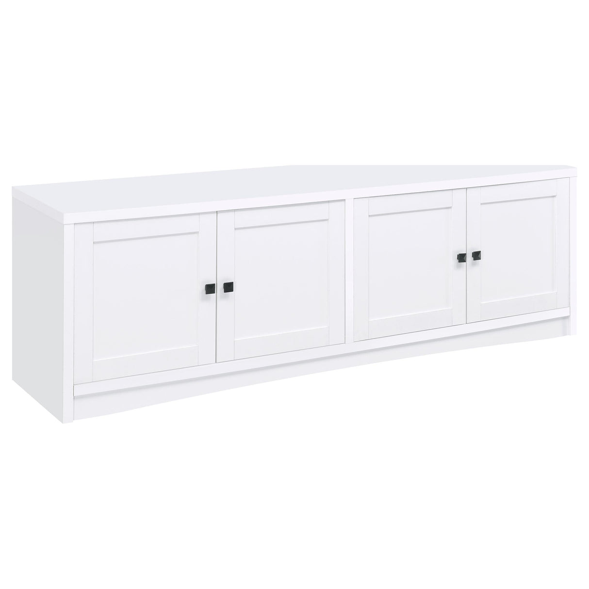 Laughlin White 3-Piece Entertainment Center TV Stand from Coaster - Luna Furniture
