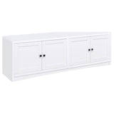 Laughlin White 3-Piece Entertainment Center TV Stand from Coaster - Luna Furniture