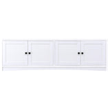 Laughlin White 3-Piece Entertainment Center TV Stand from Coaster - Luna Furniture