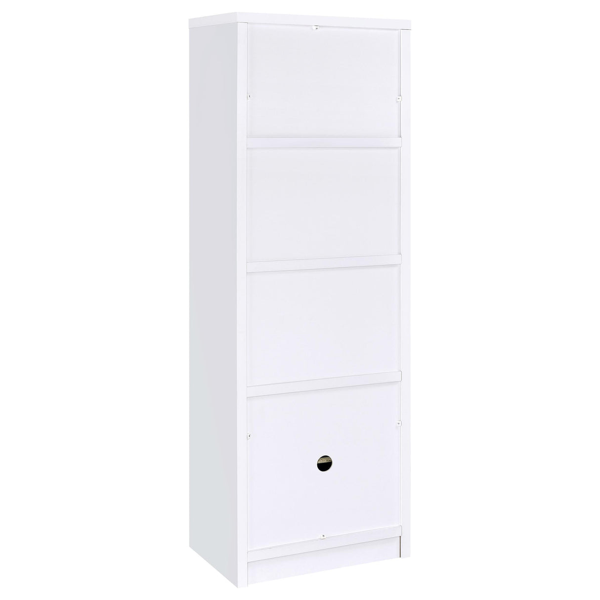 Laughlin White 3-Piece Entertainment Center TV Stand from Coaster - Luna Furniture