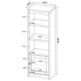 Laughlin White 3-Piece Entertainment Center TV Stand from Coaster - Luna Furniture