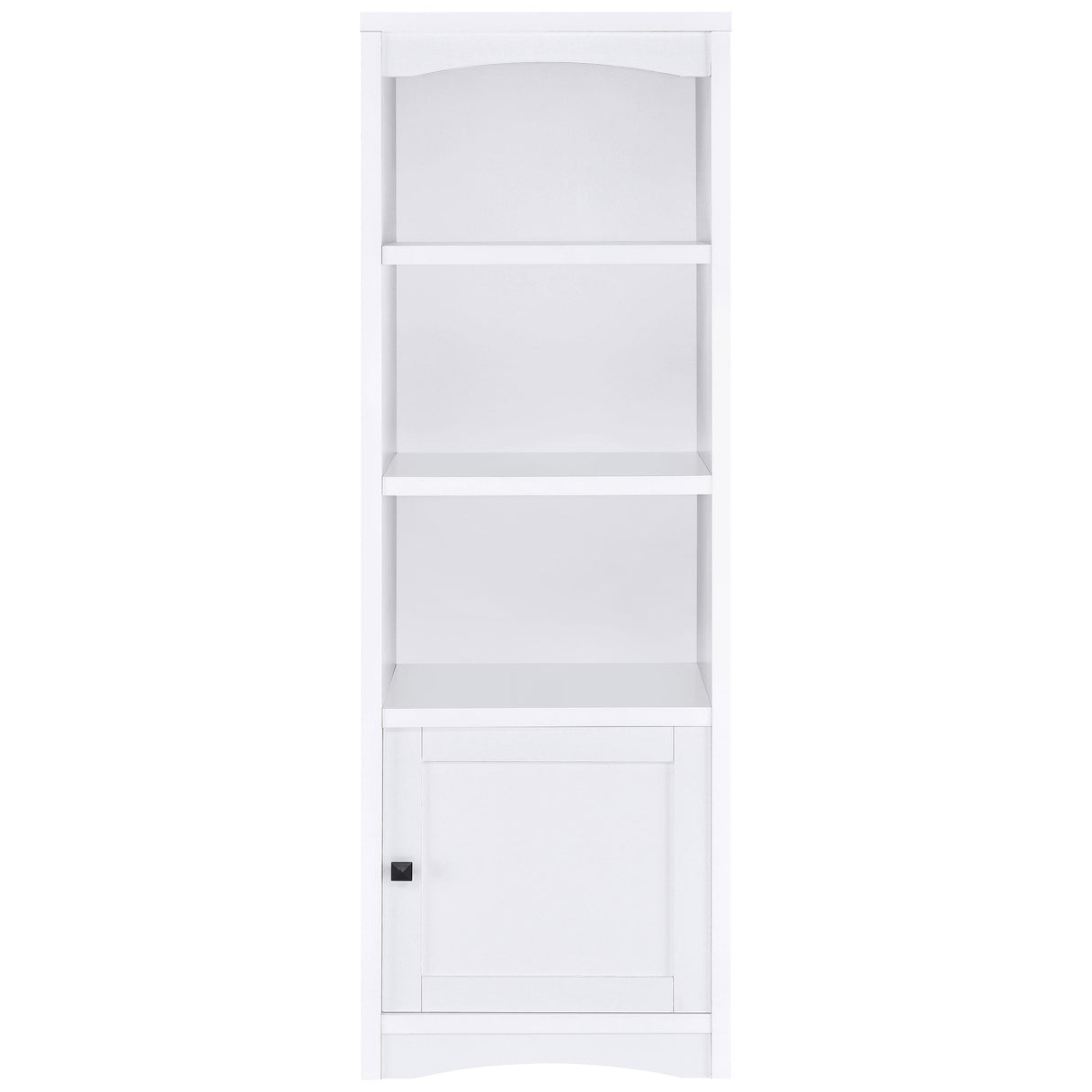 Laughlin White 3-Shelf Engineered Wood Media Tower from Coaster - Luna Furniture