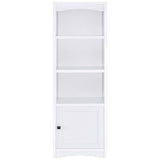 Laughlin White 3-Shelf Engineered Wood Media Tower from Coaster - Luna Furniture