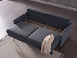 Laura Comfort Nasa Navy Blue 3-Seat Sleeper Sofa from Bellona - Luna Furniture